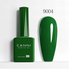Ημιμόνιμο Βερνίκι Canni Color Nail Gel No 9004 Emerald Green Hema Free 9ml