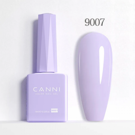 Ημιμόνιμο Βερνίκι Canni Color Nail Gel No 9007 Pale Lavender Hema Free 9ml
