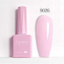 Ημιμόνιμο Βερνίκι Canni Color Nail Gel No 9026 Light Pink Hema Free 9ml