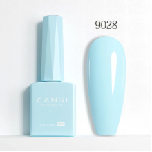 Ημιμόνιμο Βερνίκι Canni Color Nail Gel No 9028 Pale Blue Hema Free 9ml