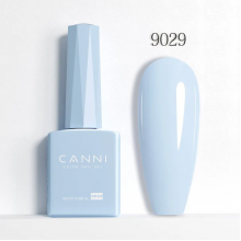 Ημιμόνιμο Βερνίκι Canni Color Nail Gel No 9029 Soft Baby Blue Hema Free 9ml