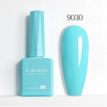 Ημιμόνιμο Βερνίκι Canni Color Nail Gel No 9030 Turquoise Blue Hema Free 9ml