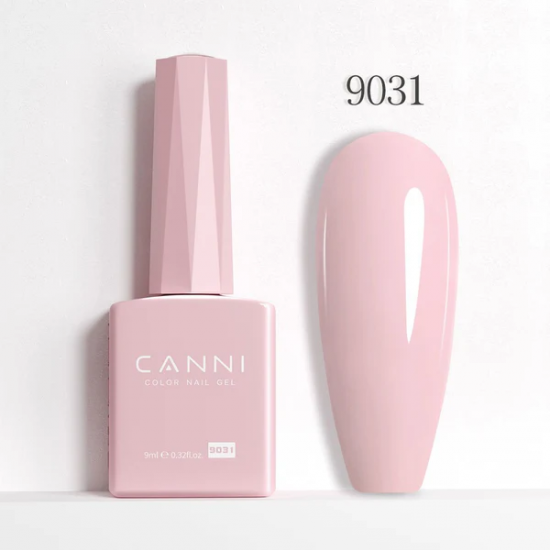 Ημιμόνιμο Βερνίκι Canni Color Nail Gel No 9031 Light Blush Pink Hema Free 9ml