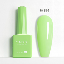 Ημιμόνιμο Βερνίκι Canni Color Nail Gel No 9034 Light Green Hema Free 9ml