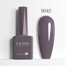 Ημιμόνιμο Βερνίκι Canni Color Nail Gel No 9042 Dark Violet Ash Hema Free 9ml