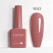 Ημιμόνιμο Βερνίκι Canni Color Nail Gel No 9043 Antique Red Hema Free 9ml