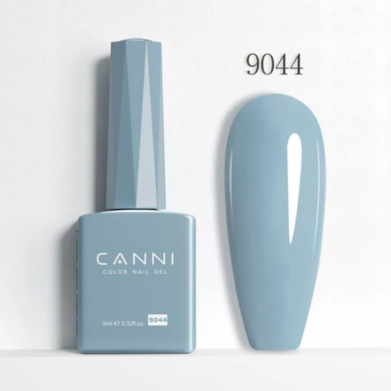 Ημιμόνιμο Βερνίκι Canni Color Nail Gel No 9044 Steel Blue Hema Free 9ml