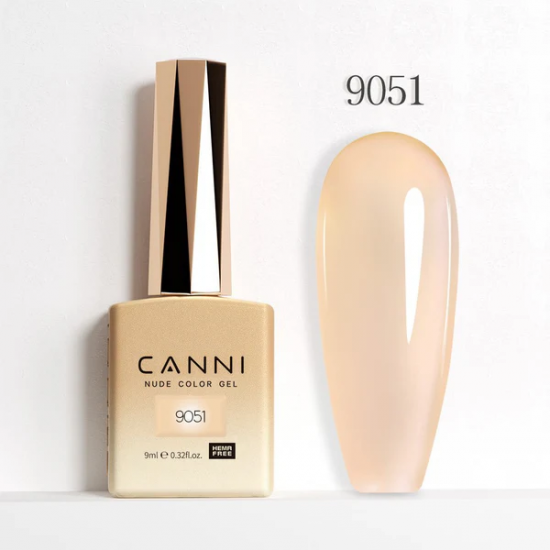Ημιμόνιμο Βερνίκι Canni Color Nail Gel No 9051 Hema Free 9ml