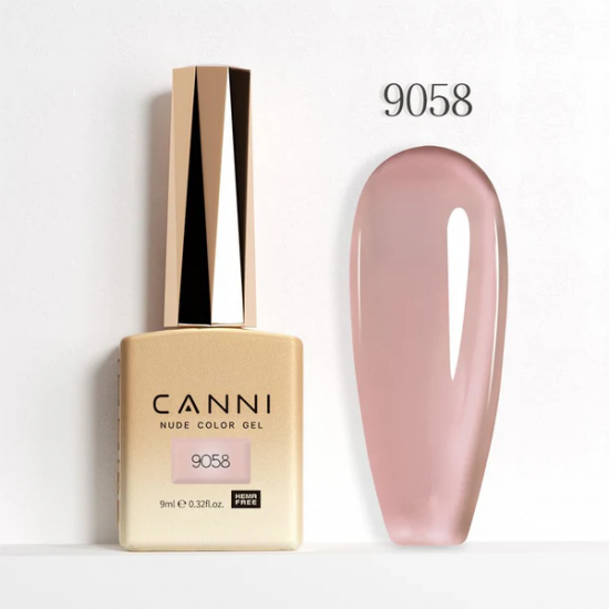 Ημιμόνιμο Βερνίκι Canni Color Nail Gel No 9058 Hema Free 9ml