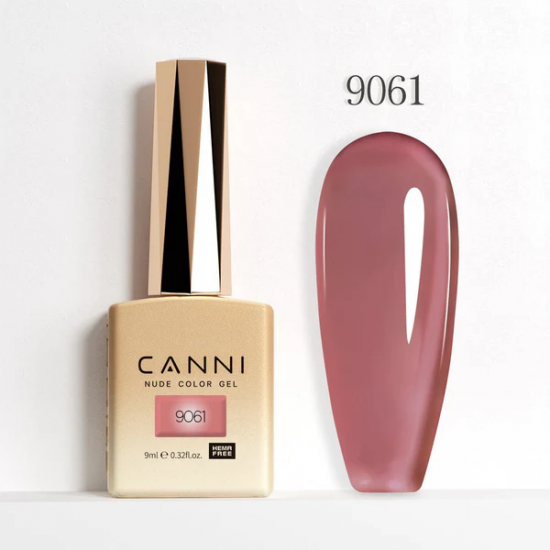 Ημιμόνιμο Βερνίκι Canni Color Nail Gel No 9061 Hema Free 9ml