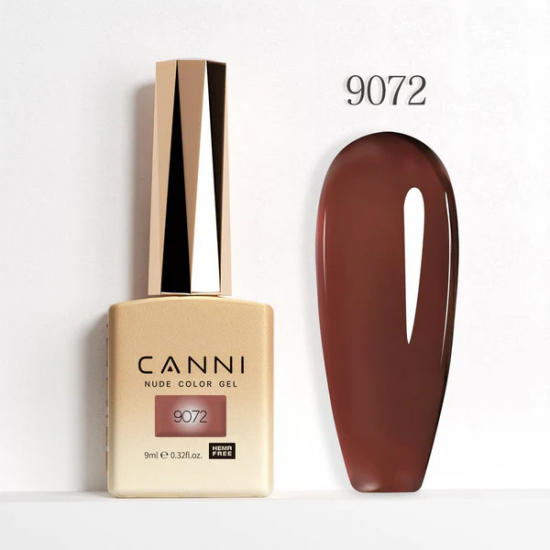 Ημιμόνιμο Βερνίκι Canni Color Nail Gel No 9072 Hema Free 9ml