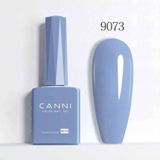 Ημιμόνιμο Βερνίκι Canni Color Nail Gel No 9073 Wild Blue Yonder Hema Free 9ml