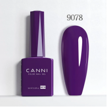 Ημιμόνιμο Βερνίκι Canni Color Nail Gel No 9078 Royal Purple Hema Free 9ml