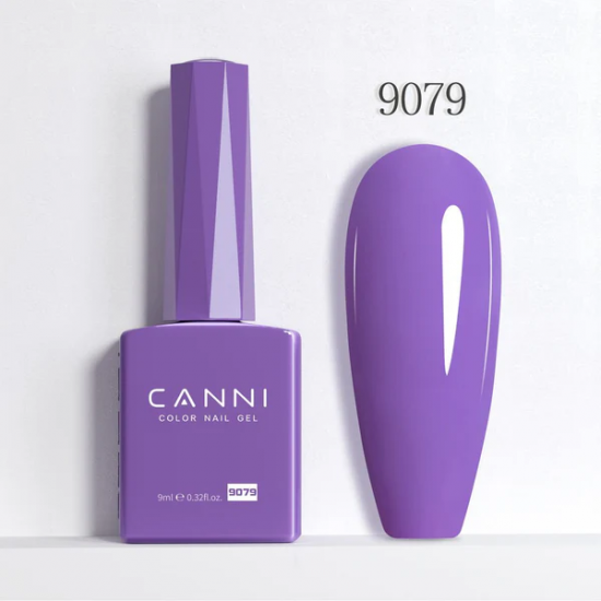 Ημιμόνιμο Βερνίκι Canni Color Nail Gel No 9079 Dark Lavender Hema Free 9ml