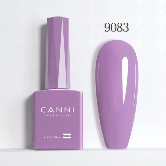 Ημιμόνιμο Βερνίκι Canni Color Nail Gel No 9083 Dusty Lavender Hema Free 9ml