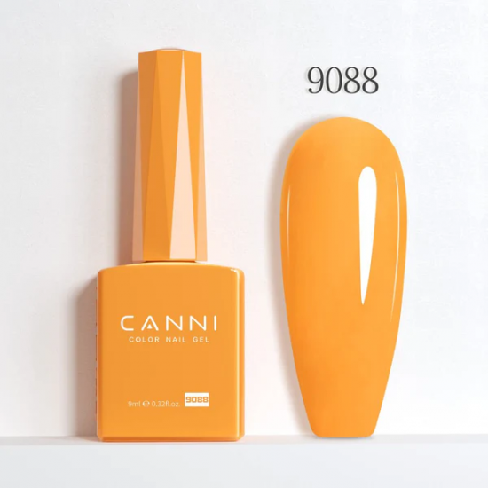 Ημιμόνιμο Βερνίκι Canni Color Nail Gel No 9088 Deep Saffron Hema Free 9ml