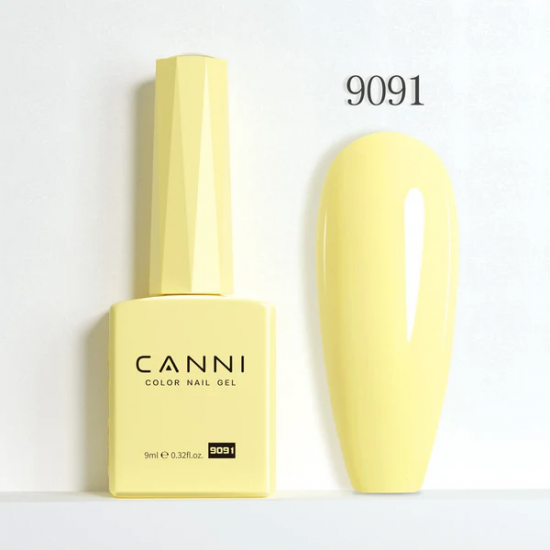 Ημιμόνιμο Βερνίκι Canni Color Nail Gel No 9091 Sandwisp Hema Free 9ml