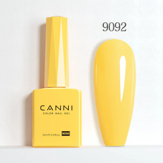 Ημιμόνιμο Βερνίκι Canni Color Nail Gel No 9092 Saffron Mango Hema Free 9ml