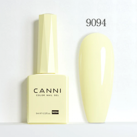 Ημιμόνιμο Βερνίκι Canni Color Nail Gel No 9094 Barley Whitehite Hema Free 9ml