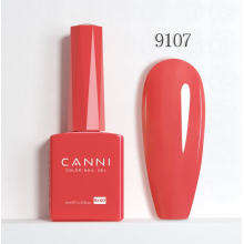 Ημιμόνιμο Βερνίκι Canni Color Nail Gel No 9107 Faded Red Hema Free 9ml