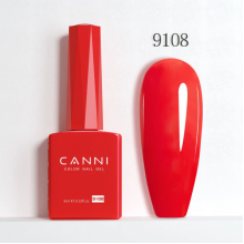 Ημιμόνιμο Βερνίκι Canni Color Nail Gel No 9108 Chili Pepper Hema Free 9ml
