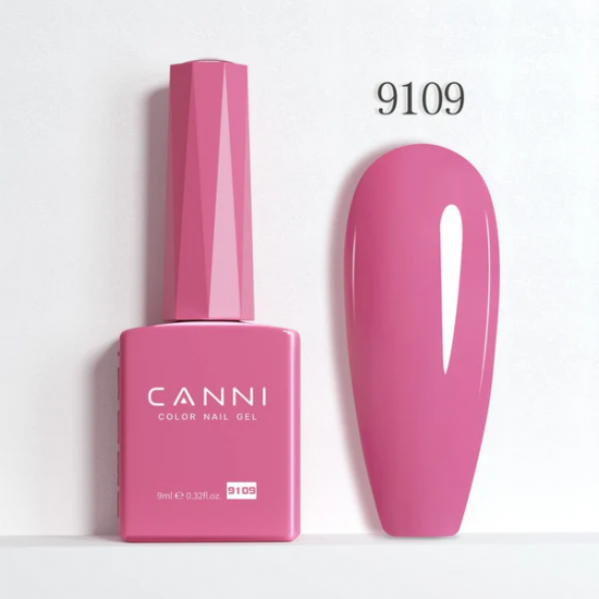 Ημιμόνιμο Βερνίκι Canni Color Nail Gel No 9109 Pale Violet Red Hema Free 9ml