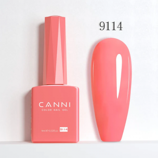 Ημιμόνιμο Βερνίκι Canni Color Nail Gel No 9114 Geraldine Hema Free 9ml