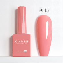 Ημιμόνιμο Βερνίκι Canni Color Nail Gel No 9115 Rose Pink Hema Free 9ml