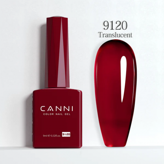 Ημιμόνιμο Βερνίκι Canni Color Nail Gel No 9120 Rosewood (Translucent) Hema Free 9ml