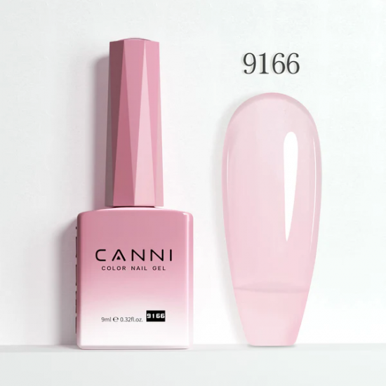 Ημιμόνιμο Βερνίκι Canni Color Nail Gel No 9166 Hema Free 9ml