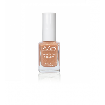 Σκληρυντικό Βερνίκι Νυχιών με Χρώμα MD Professionnel Nail Glow Bronzer No930 12ml