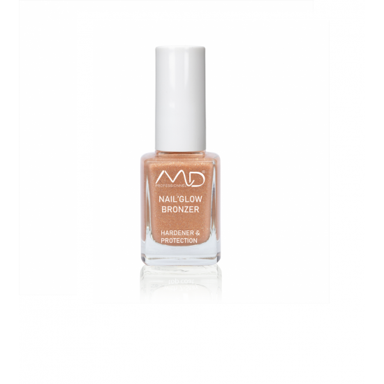 Σκληρυντικό Βερνίκι Νυχιών με Χρώμα MD Professionnel Nail Glow Bronzer No930 12ml