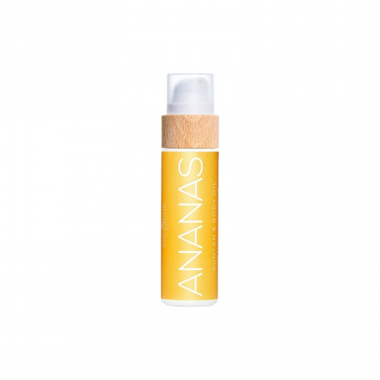 Cocosolis Suntan & Body Oil Ananas 110ml – Βιολογικό Λάδι για Σοκολατένιο Μαύρισμα
