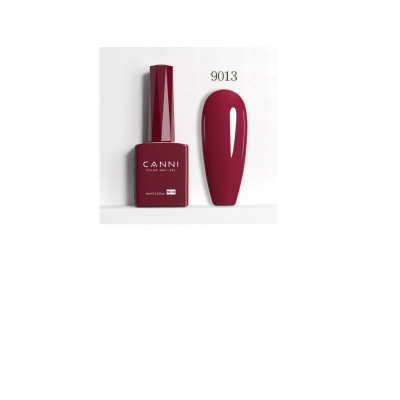 Ημιμόνιμο Βερνίκι Canni Color Nail Gel No 9013 Maroon Hema Free 9ml