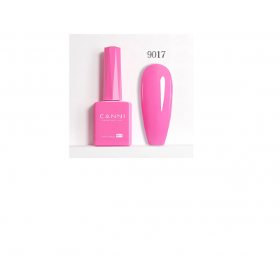 Ημιμόνιμο Βερνίκι Canni Color Nail Gel No 9017 Barbie Pink Hema Free 9ml