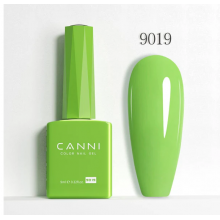 Ημιμόνιμο Βερνίκι Canni Color Nail Gel No 9019 Light Green Hema Free 9ml