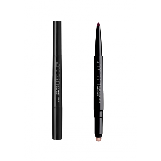 Σκιά και Περίγραμμα Ματιών σε Μορφή Στικ Erre Due Long Wear Shade & Define Duo No 102 Rose Wine