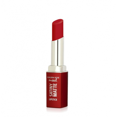 Κραγιόν Golden Rose Mood Satiny Matte Lipstick No 08 Candy Red