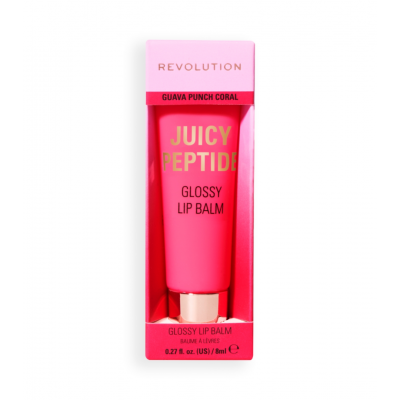 Ενυδατικό Χειλιών Revolution Lip Balm Juicy Peptide Guava Punch Coral 8ml
