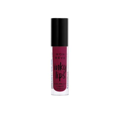 Υγρό Ματ Κραγιόν Liquid Lipstick Kiss-Proof INKY LIPS MON REVE 22 4ml
