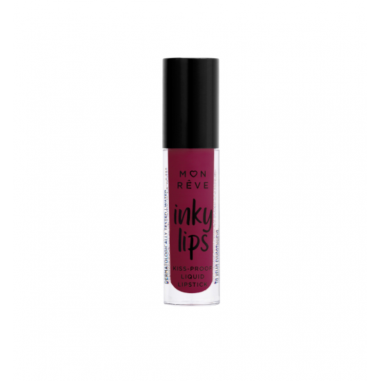 Υγρό Ματ Κραγιόν Liquid Lipstick Kiss-Proof INKY LIPS MON REVE 22 4ml
