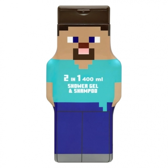 Minecraft – Παιδικό Σαμπουάν & Αφρόλουτρο 2‑σε‑1 (400 ml)