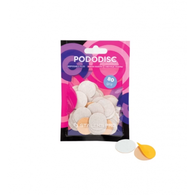 Ανταλλακτικά Αυτοκόλλητα για Δίσκο Pedicure STALEKS PRO M 20mm (PDF-20-80w) 50τμχ.