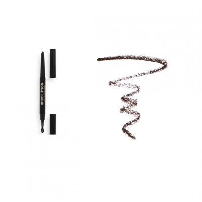 Μολύβι Φρυδιών Duo Brow Definer Pencil Revolution Μedium Brown 0.25g
