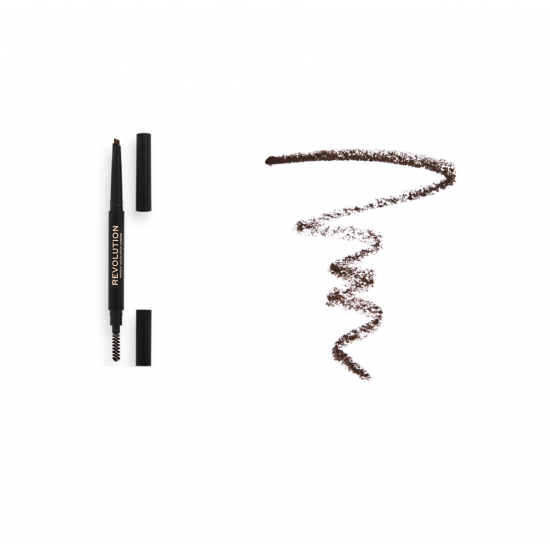 Μολύβι Φρυδιών Duo Brow Definer Pencil Revolution Μedium Brown 0.25g
