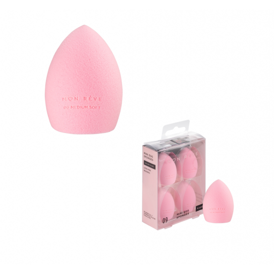 Σφουγγαράκια Μακιγιάζ Mon Reve No 09 Mini Eggs Sponge Set (4τμχ)