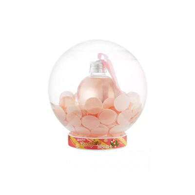 Σετ Δώρου Με Αφρόλουτρο Bubble T Novletea Snow Globe Shower Gel & Bath Pearls Set "Candy Cane"