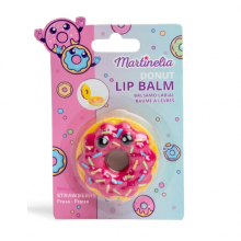 Βάλσαμο Χειλιών Martinelia Donut Μπρελόκ – Φράουλα – Για Παιδιά