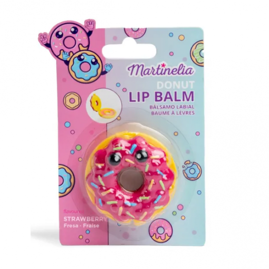Βάλσαμο Χειλιών Martinelia Donut Μπρελόκ – Φράουλα – Για Παιδιά
