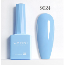 Ημιμόνιμο Βερνίκι Canni Color Nail Gel No 9024 Baby Blue Hema Free 9ml